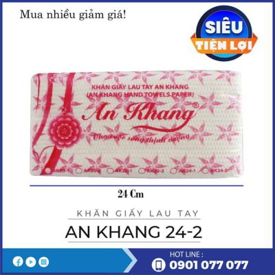 Cung cấp khăn giấy lau tay An Khang 24-2-thegioigiayvn.com