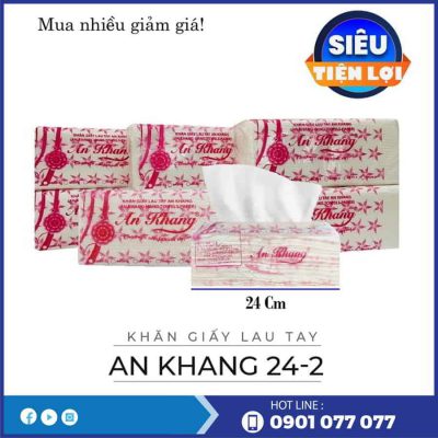 Cung cấp khăn giấy lau tay An Khang 24-2-thegioigiayvn.com