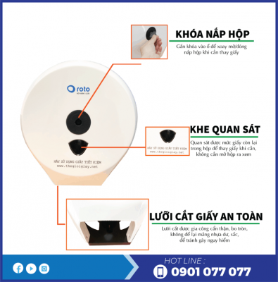 Ưu điểm hộp đựng gvs cuộn lớn rt3203A-thegioigiayvn.com