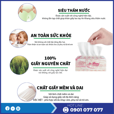 Ưu điểm của khăn giấy lau tay An Khang 24-2-thegioigiayvn.com