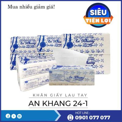 Mua khăn giấy lau tay An Khang 24-1-thegioigiayvn.com