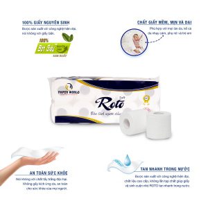Lợi ích khi sử dụng Giấy vệ sinh cuộn nhỏ Roto Soft10