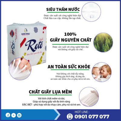 Ưu điểm của khăn giấy ăn vuông napkin RTS100-thegioigiayvn.com