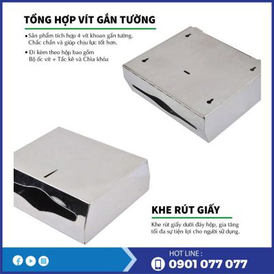Đặc điểm của hộp giấy lau tay RT1220I-thegioigiayvn.com
