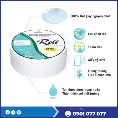Ưu điểm của giấy cuộn đa năng rt700-thegioigiayvn.com