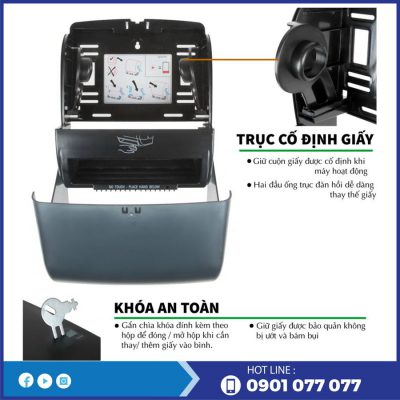 Đặc điểm của hộp đựng giấy cuộn đa năng RT1420-thegioigiayvn.com