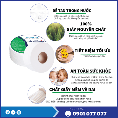 Ưu điểm của gvs cuộn lớn AKM180-thegioigiayvn.com
