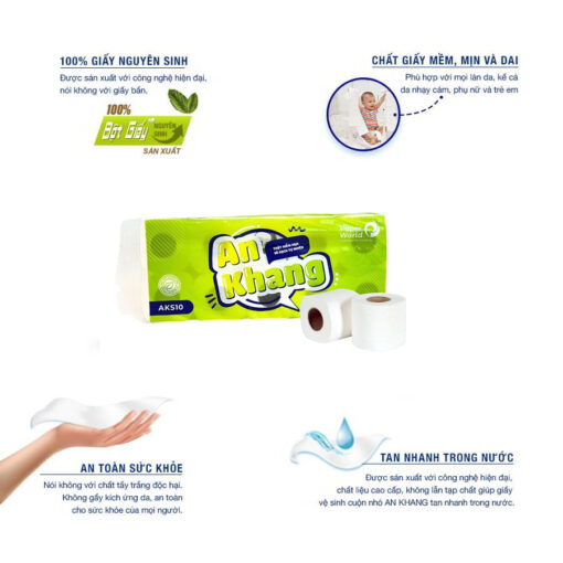 Lợi ích khi sử dụng Giấy vệ sinh An Khang Soft10