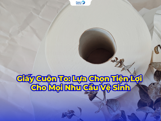 Giấy Cuộn To- Lựa Chọn Tiện Lợi Cho Mọi Nhu Cầu Vệ Sinh