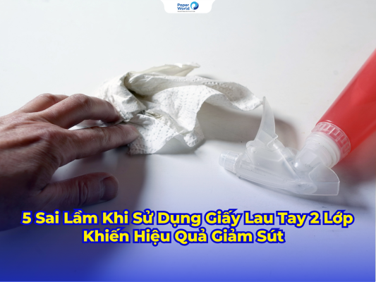 5 Sai Lầm Khi Sử Dụng Giấy Lau Tay 2 Lớp Khiến Hiệu Quả Giảm Sút