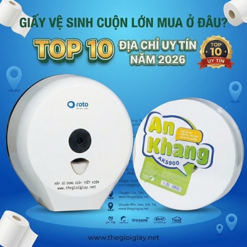 Mua Giấy Vệ Sinh Cuộn Lớn Ở Đâu tại TPHCM?