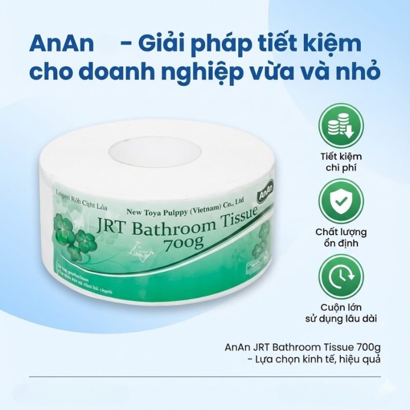 Giấy vệ sinh cuộn lớn An An 