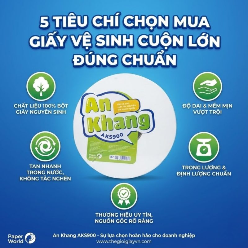 Cách lựa chọn giấy vệ sinh cuộn lớn cho khách hàng tổ chức