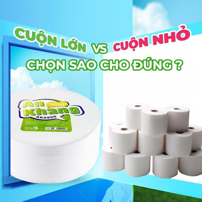 Tiết kiệm giấy hàng tháng với cuộn lớn công nghiệp