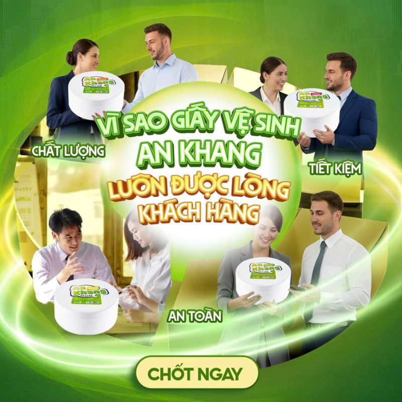 Giấy cuộn lớn công nghiệp lại được nhiều khách hàng tin dùng