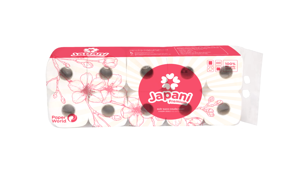 Giấy vệ sinh cuộn nhỏ cao cấp japani premium10
