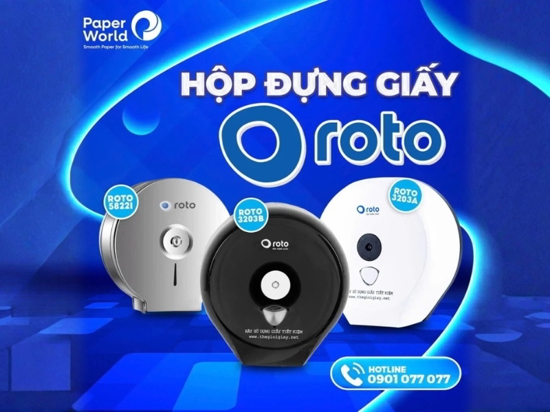 Hộp đựng giấy vệ sinh Roto 