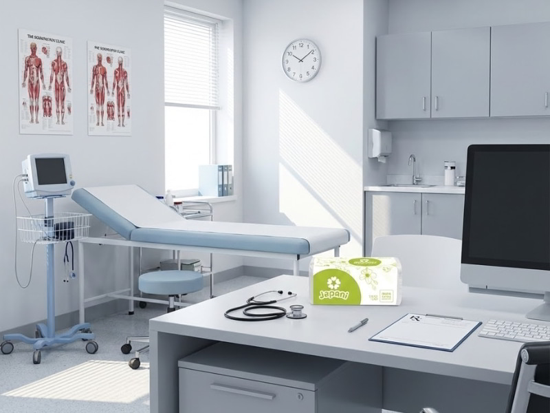 Khăn giấy lau tay xuất xứ Việt Nam cho phòng khám