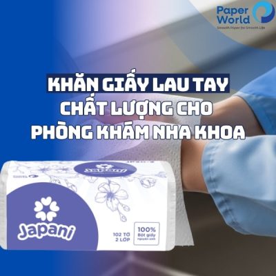 Khăn giấy lau tay chất lượng cho phòng khám nha khoa