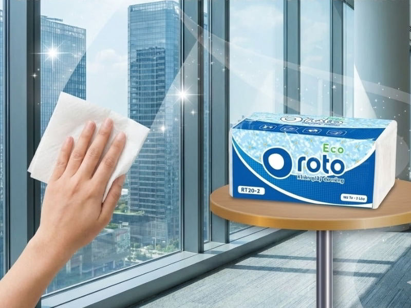 Khăn giấy lau tay cho máy nhả giấy tự động văn phòng