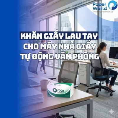 Khăn giấy lau tay cho máy nhả giấy tự động văn phòng