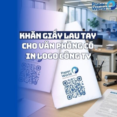 Khăn giấy lau tay cho văn phòng có in logo công ty