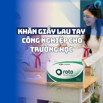 Khăn giấy lau tay công nghiệp cho trường học