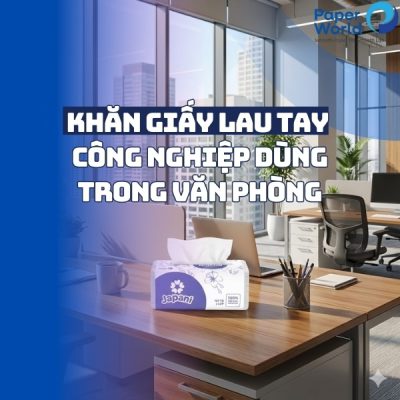 Khăn giấy lau tay công nghiệp dùng trong văn phòng
