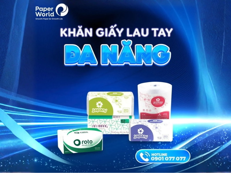 Khăn giấy lau tau đa năng cao cấp