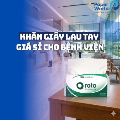 Khăn giấy lau tay giá sỉ cho bệnh viện