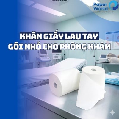 Khăn giấy lau tay gói nhỏ cho phòng khám