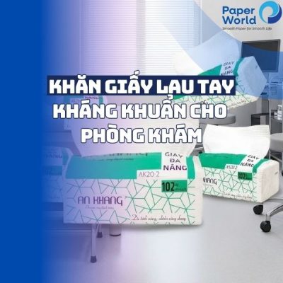 Khăn giấy lau tay kháng khuẩn cho phòng khám