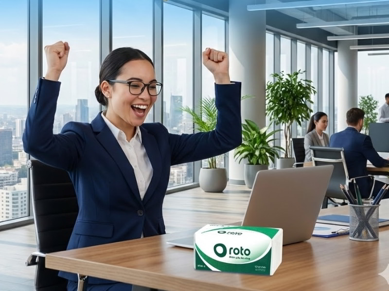 Khăn giấy lau tay tiết kiệm chi phí cho tòa nhà văn phòng