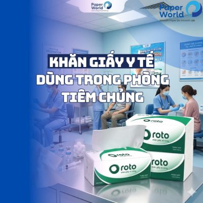 Khăn giấy y tế dùng trong phòng tiêm chủng