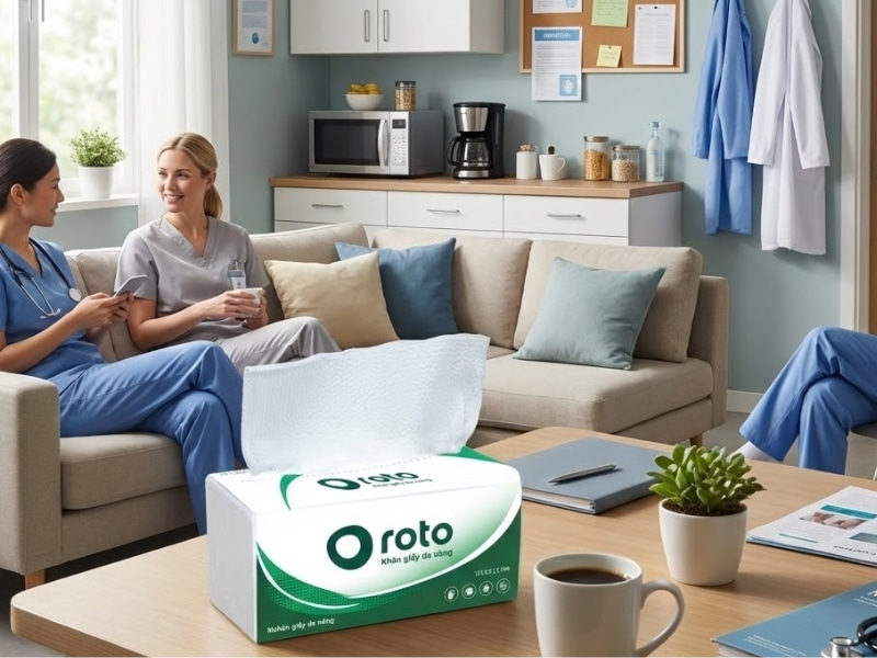 Khăn giấy y tế tiêu chuẩn ISO cho cơ sở y tế