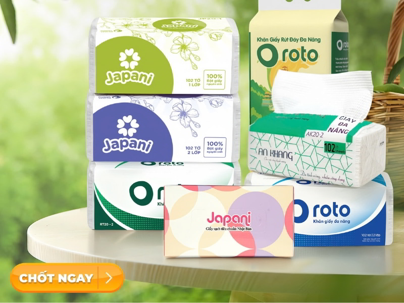 Khăn giấy uy tín chất lượng tại Việt Nam