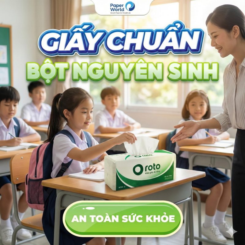 Mua khăn giấy lau tay số lượng lớn giá tốt giao hàng cho trường học