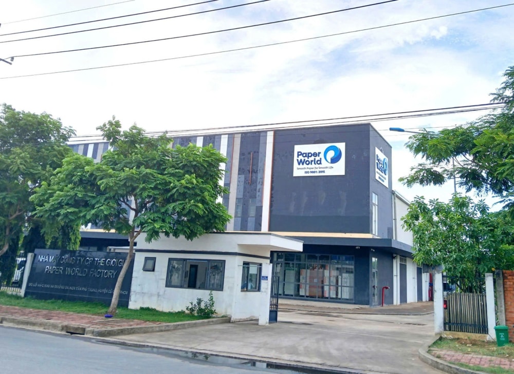 Nhà máy sản xuất theo dây chuyền hiện đại