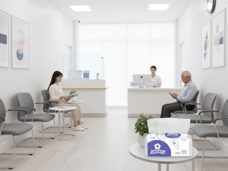 Khăn giấy y tế cho trung tâm y tế Quận 1