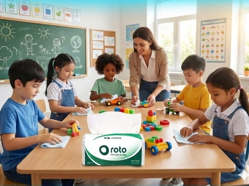 Tìm nhà cung cấp khăn giấy lau tay cho trường học