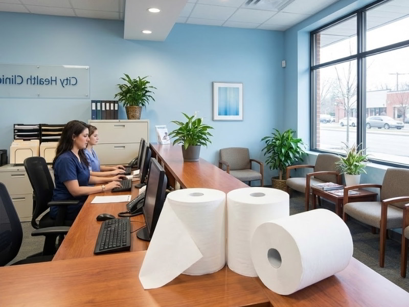 Khăn giấy lau tay gói nhỏ cho phòng khám