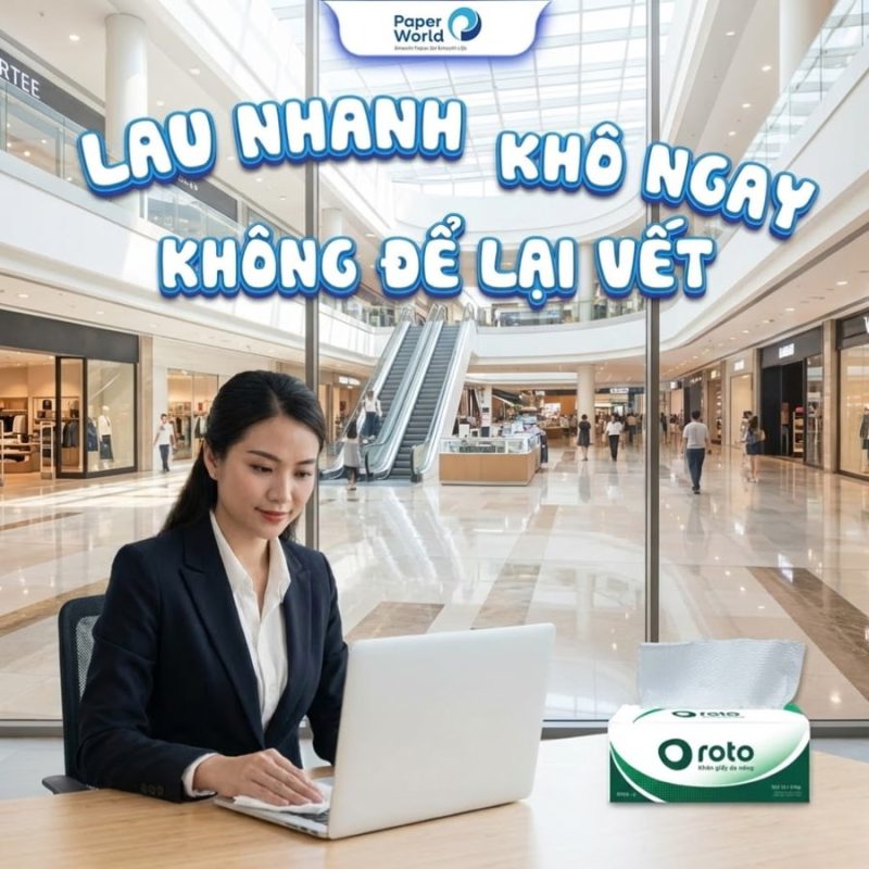 Báo giá khăn giấy lau tay cho trung tâm thương mại