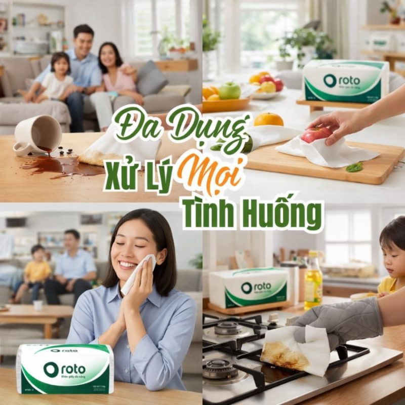 Cách sử dụng khăn giấy lau tay đúng cách ở nhà