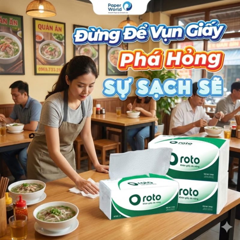 Địa chỉ bán khăn giấy lau tay cho nhà hàng tại Hà Nội
