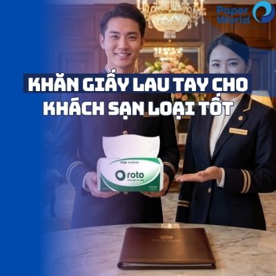 Khăn giấy lau tay cho khách sạn loại tốt