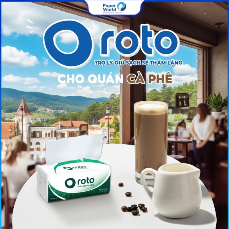 Khăn giấy lau tay cho quán cà phê ở Đà Lạt