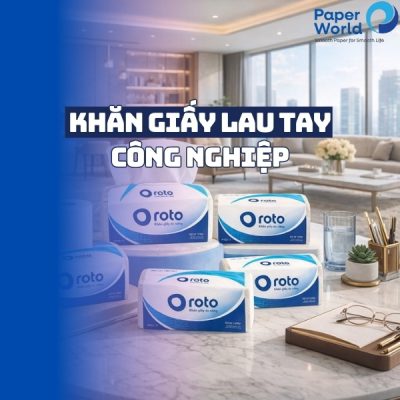 Khăn giấy lau tay công nghiệp khác gì khăn giấy thường