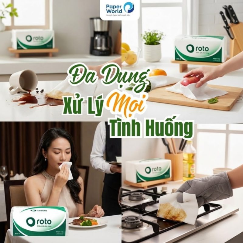 Khăn giấy lau tay dùng một lần cho nhà hàng