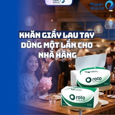 Khăn giấy lau tay dùng một lần cho nhà hàng