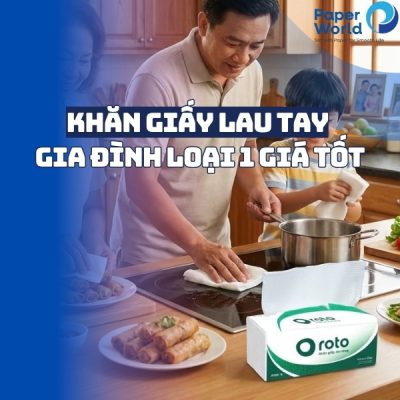 Khăn giấy lau tay gia đình loại 1 giá tốt